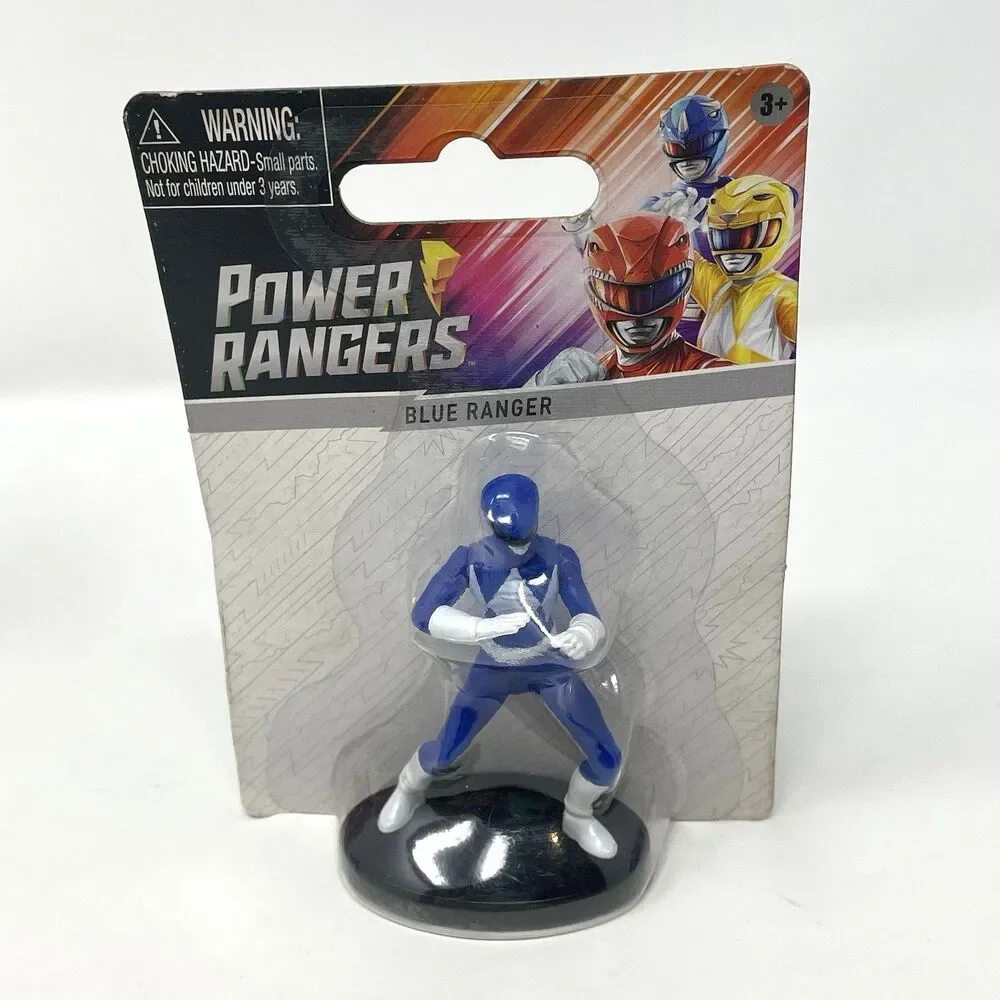 Lot of 4 Power Rangers Super Samurai McDonald's Toys - Includes‎ NIP Blue Ranger